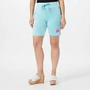 JUICY COUTURE VELOUR AQUA DRAW STRING SHORTS SIZE XL NEW WITH TAGS
